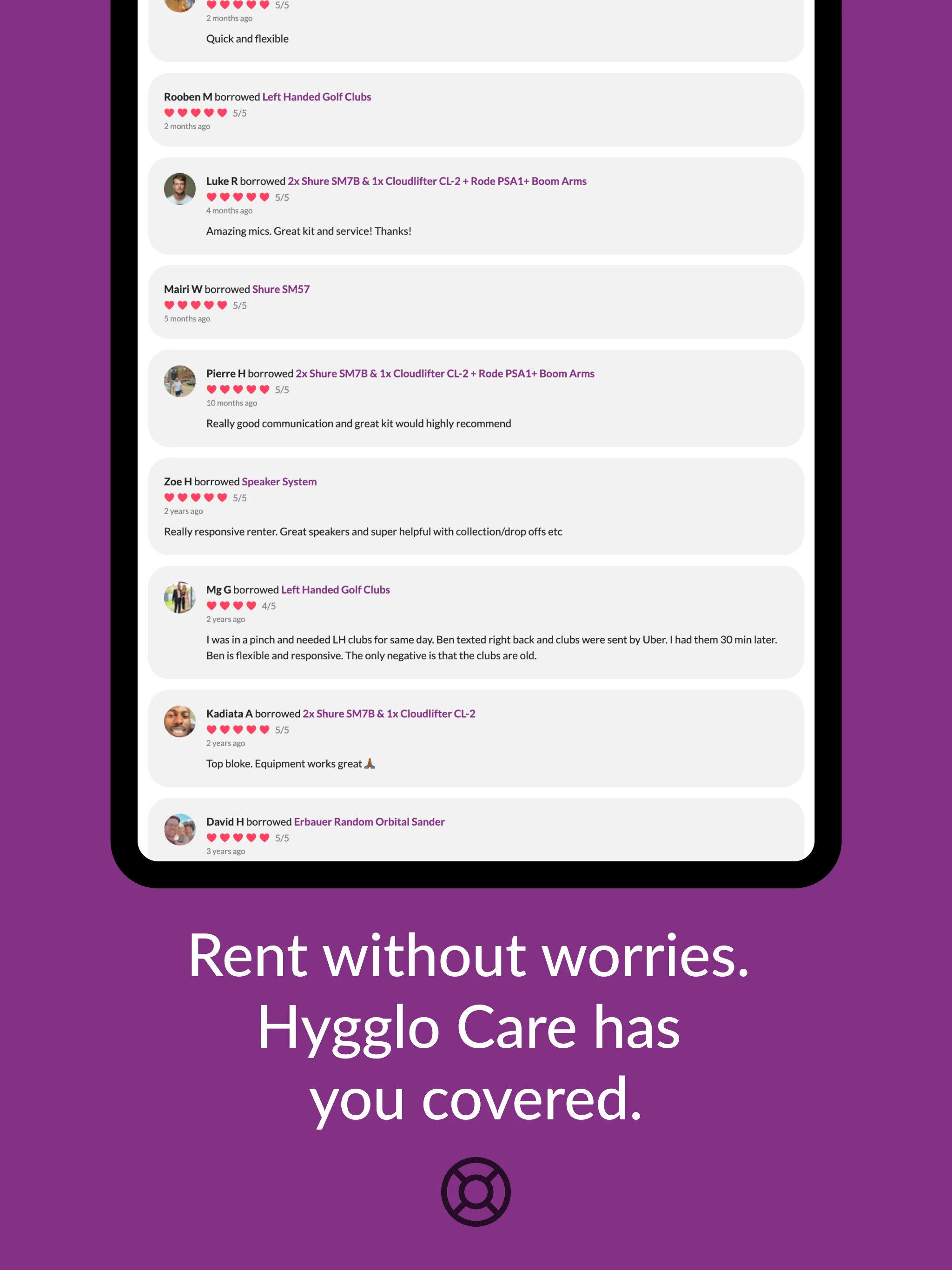 Hygglo screenshot