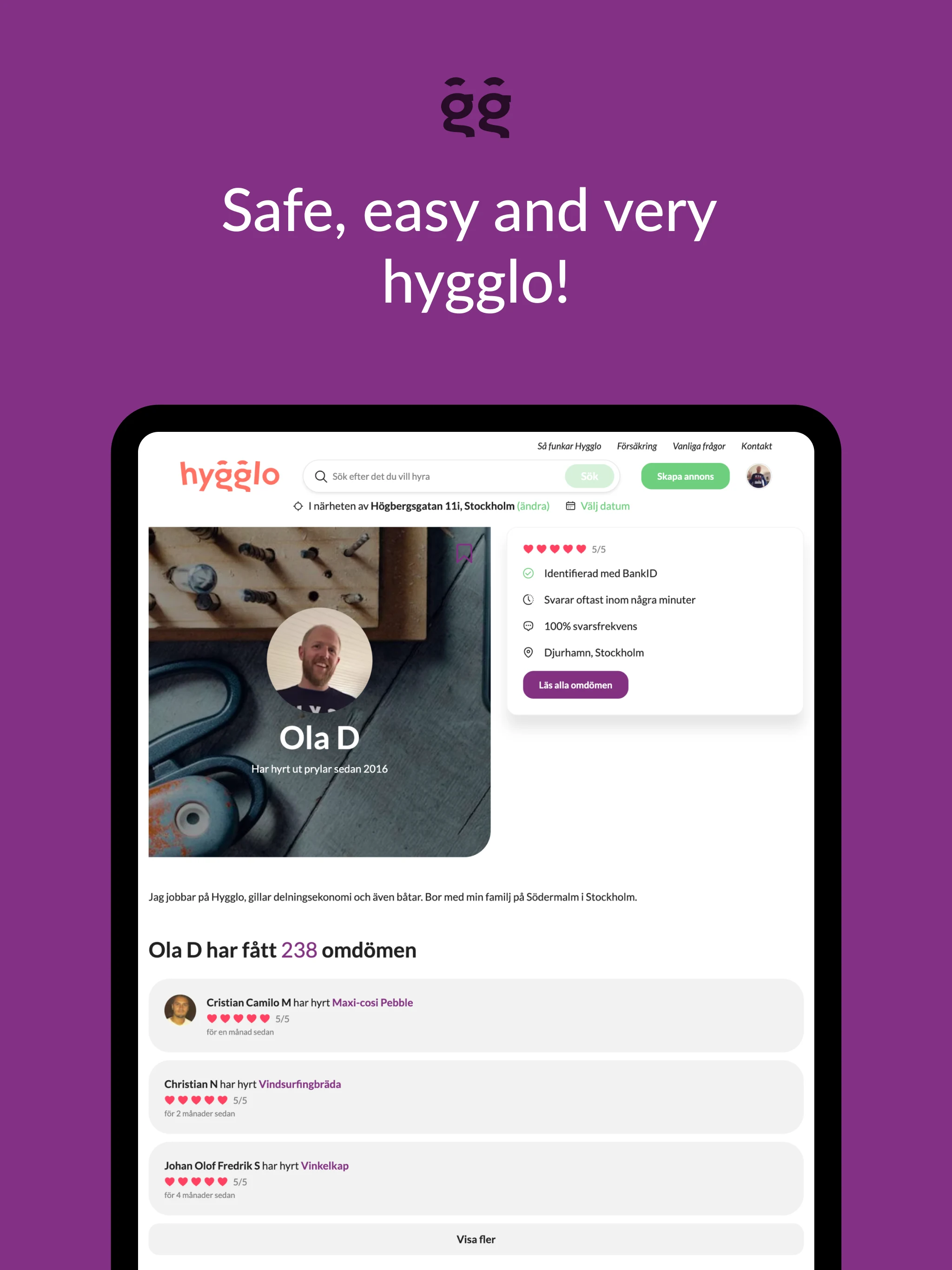 Hygglo screenshot